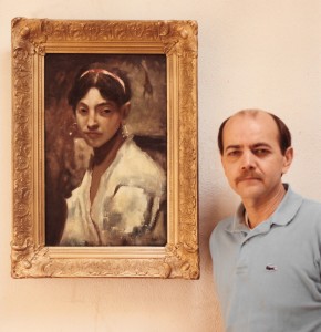 Reproduction of John Singer Sargent's Capri Girl